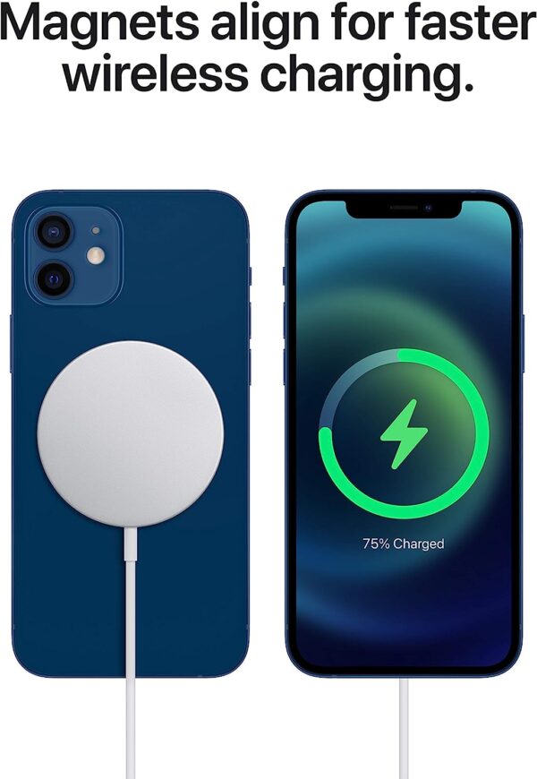 Apple MagSafe Charger – Wireless Charger with Fast Charging Capability, Type C Wall Charger, Compatible with iPhone and AirPods (Open Box)