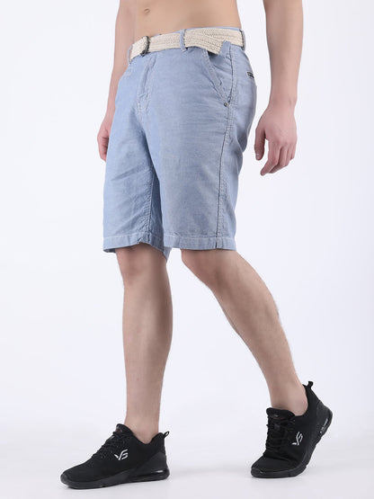 76874 DNR Men's Light Blue Bermuda