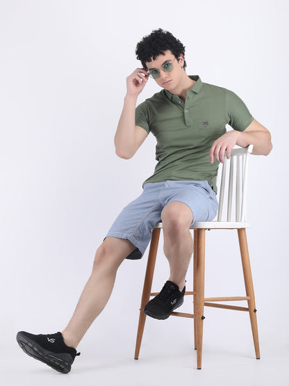 76874 DNR Men's Light Blue Bermuda