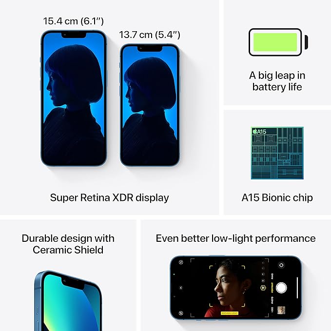Apple iPhone 13 Pro (128GB) - Sierra Blue