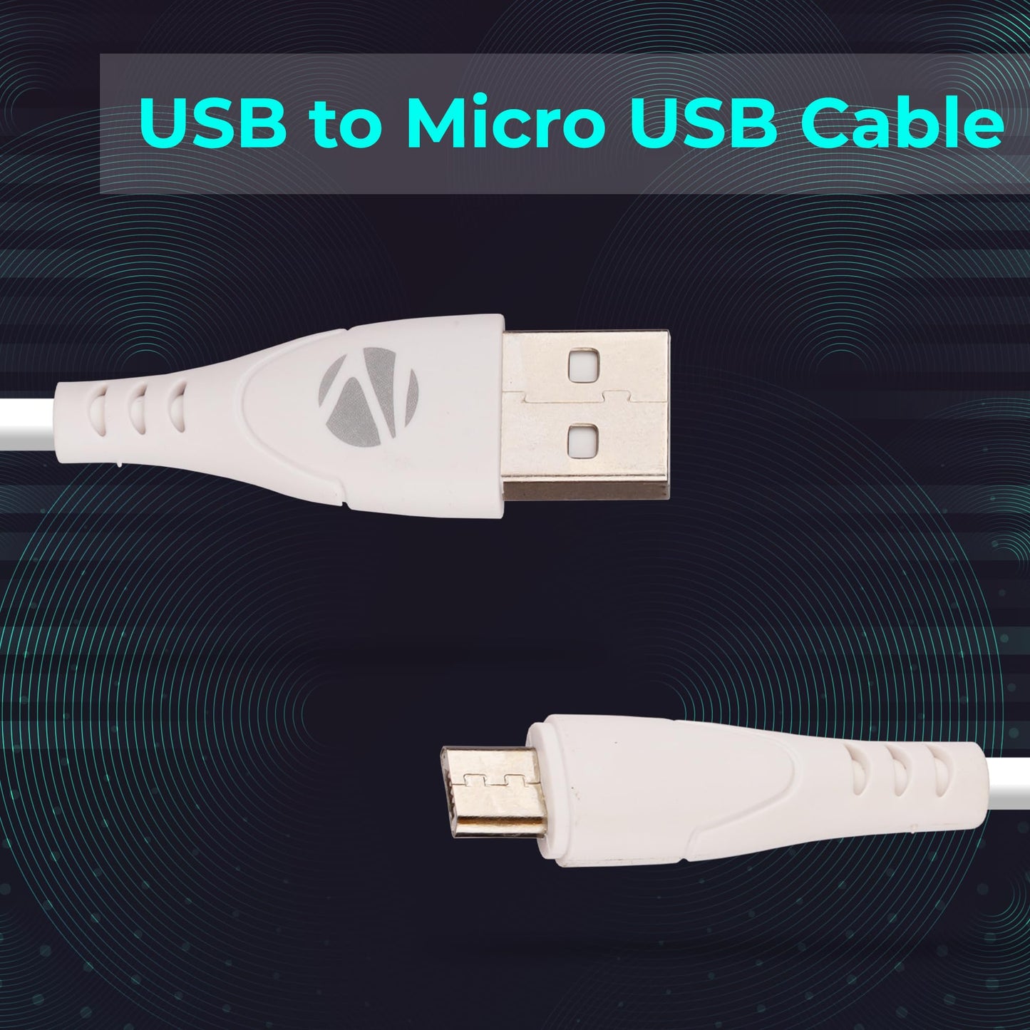 ZEBRONICS 1 m Micro USB Cable  ( White)
