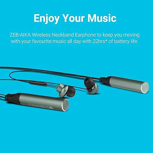 ZEBRONICS Zeb-AIKA-Bluetooth neckband