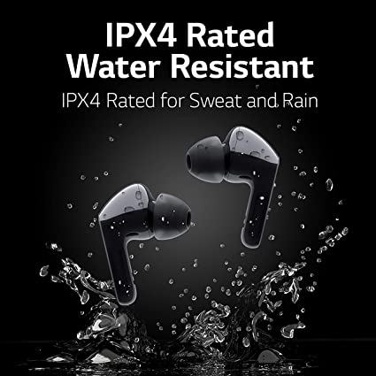 (Open Box) LG Tone Free HBS-FN4 Bluetooth Truly Wireless in Ear Earbuds with Mic (Black)