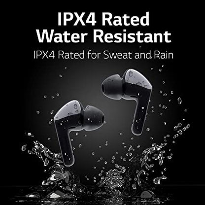 (Open Box) LG Tone Free HBS-FN4 Bluetooth Truly Wireless in Ear Earbuds with Mic (Black)