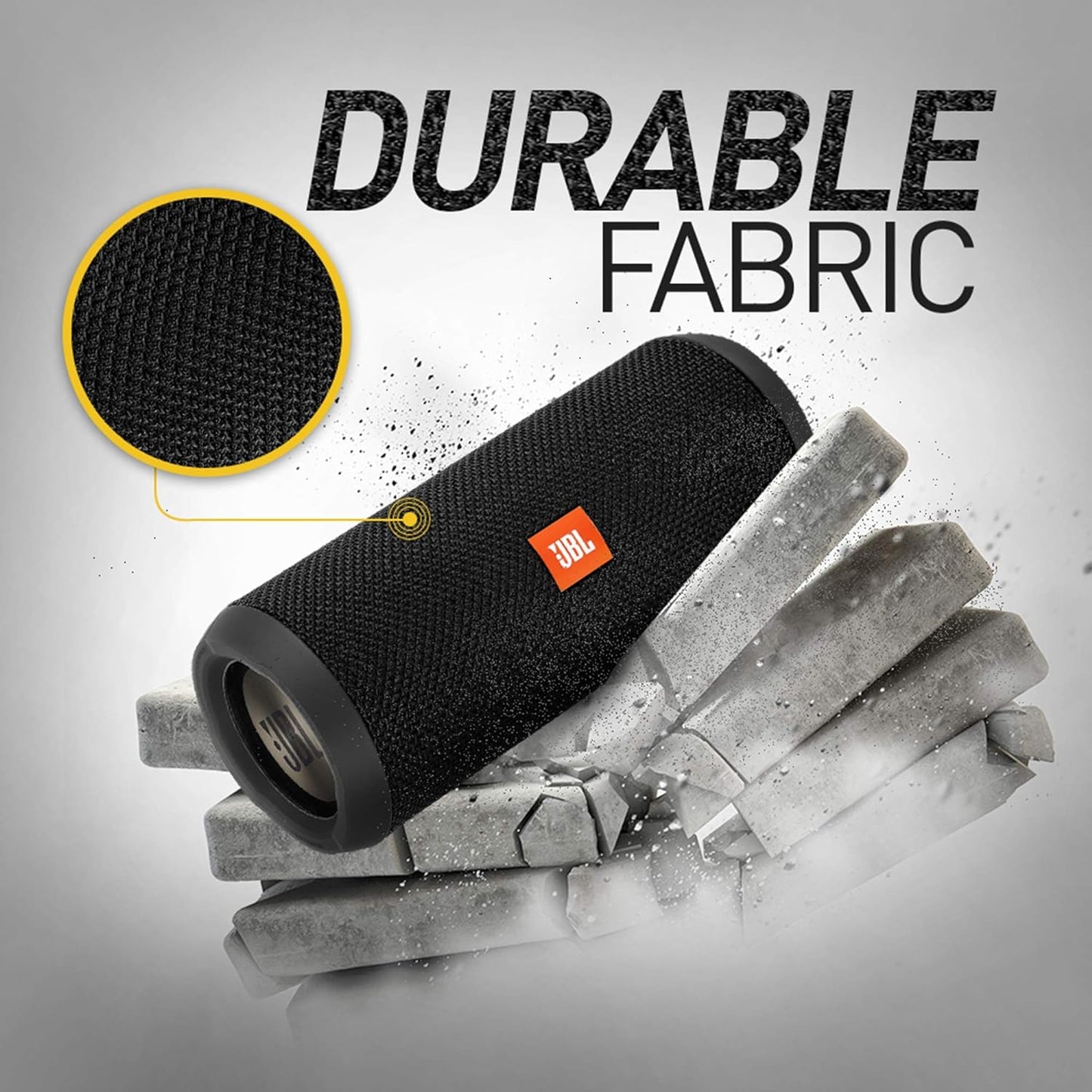 JBL Flip 3 Stealth by Harman Waterproof Portable Bluetooth Speaker with Rich Deep Bass