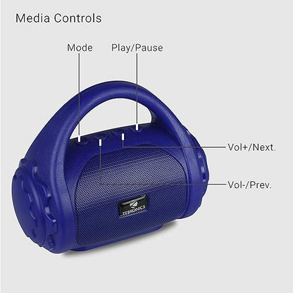 ZEBRONICS Zeb-COUNTY-BLUE Bluetooth Speaker