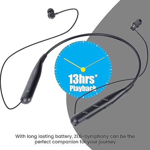 ZEBRONICS Zeb-SYMPHONY-Bluetooth neckband