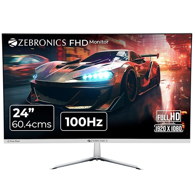 Zebronics Zeb - A24FHD Slim Gaming LED Monitor 24"