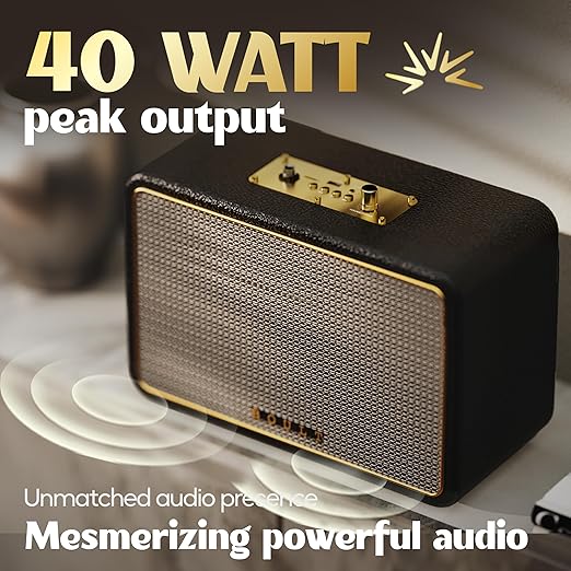 Boult Newly Launched Retroamp Z40 with 40W Bluetooth Speaker
