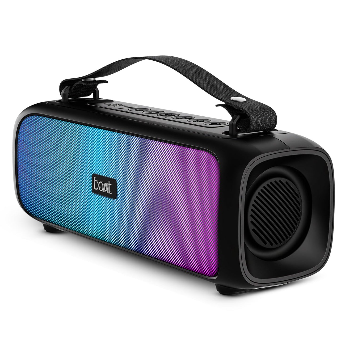 boAt Stone 580 Bluetooth Speaker with 12W RMS Stereo Sound, LED Lights, Up to 8 HRS Playtime, TWS Feature, FM Radio, Multi-