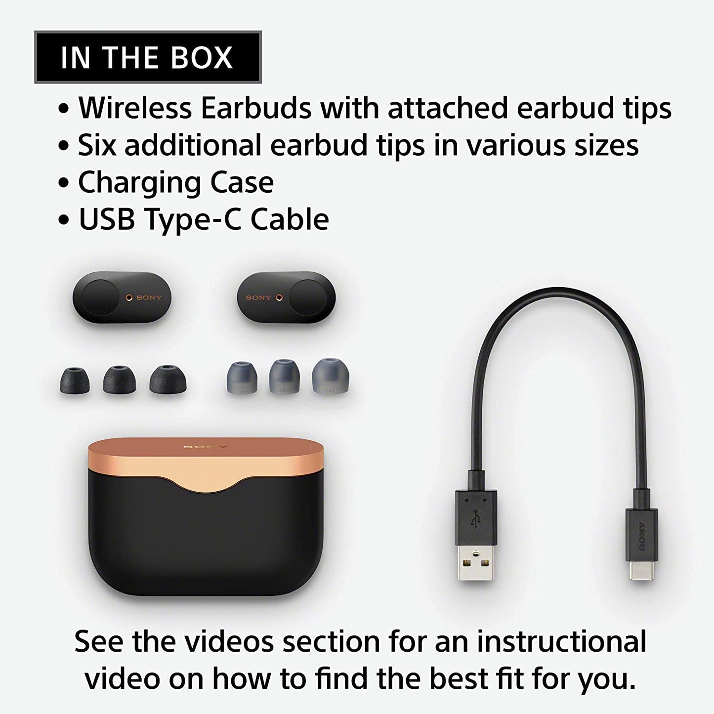 (Open Box) Sony WF-1000XM3 Industry Leading Active Noise Cancellation (TWS) Bluetooth Truly Wireless in Ear Earbuds with Bluetooth 5.0, 32hr Battery Life, Alexa Voice Control with Mic