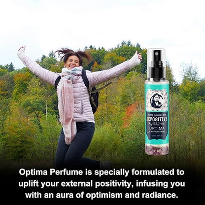 BEPOSITIVE Calmz,Relive,Optima For Men & Women, Long Lasting Perfume, Infused with crystals, Enhance Auras and Promote Positivity, Embrace Harmony (100 ml) Pack of 3