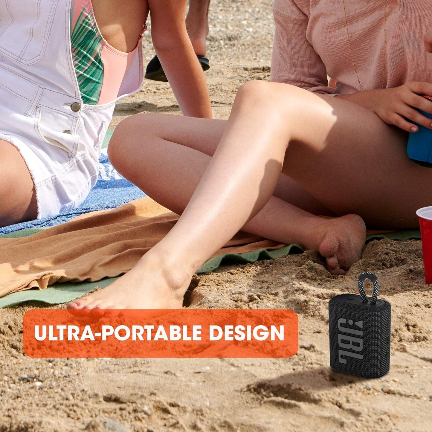 JBL Go 3 Wireless Portable Bluetooth Mini Speaker, Small Speaker with Pro Sound, IP67 Waterproof