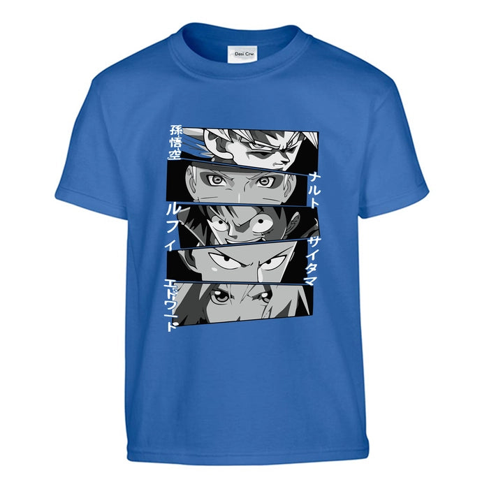 Anime design white | Premium Cotton T-Shirts