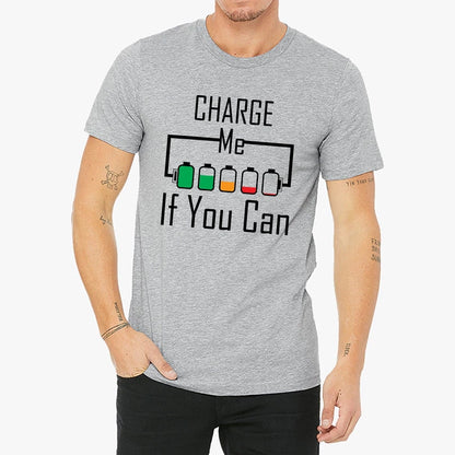 Charge me If you can | Premium Cotton T-Shirts