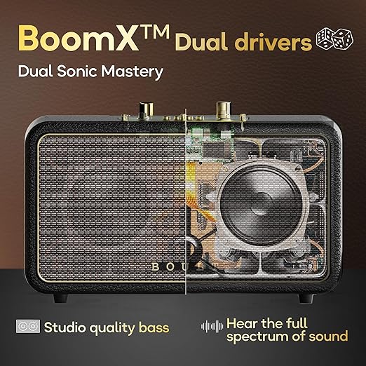 Boult Newly Launched Retroamp Z40 with 40W Bluetooth Speaker
