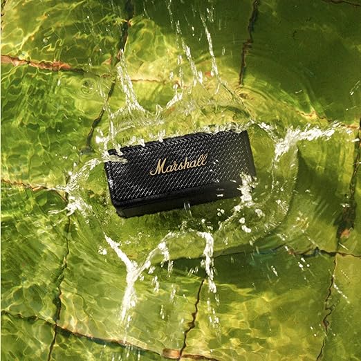 Marshall Emberton II Wireless Bluetooth Portable Speaker (Black & Brass)