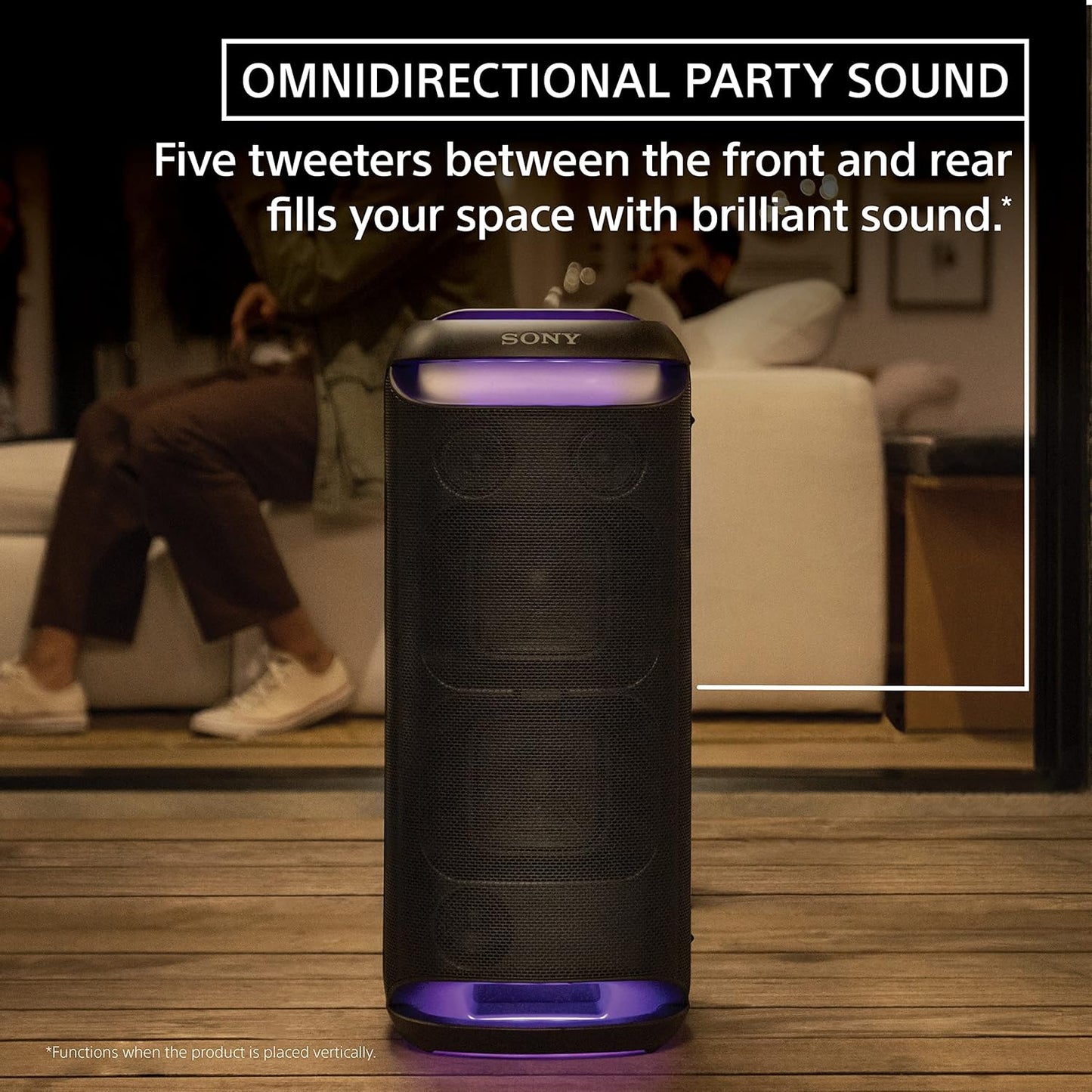 Sony SRS-XV800 X-Series Wireless Portable Bluetooth Karaoke Party Speaker 25 Hour-Battery
