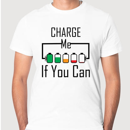 Charge me If you can | Premium Cotton T-Shirts