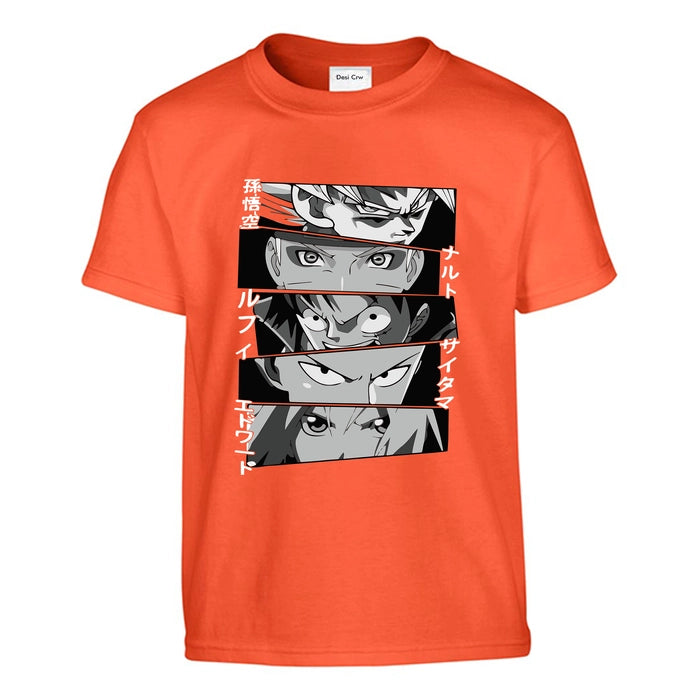 Anime design white | Premium Cotton T-Shirts