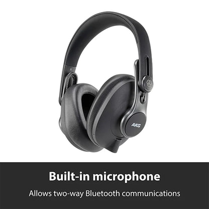 AKG K371BT Bluetooth Wireless Over Ear Headphones with Mic