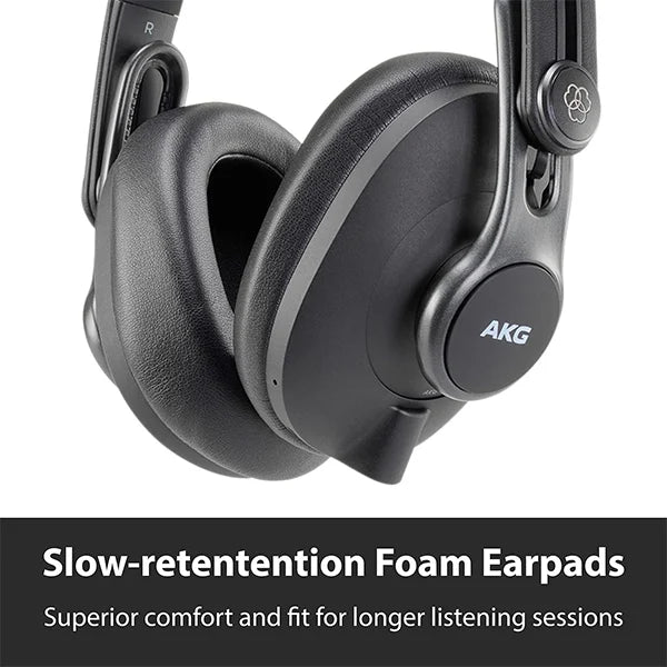 AKG K371BT Bluetooth Wireless Over Ear Headphones with Mic