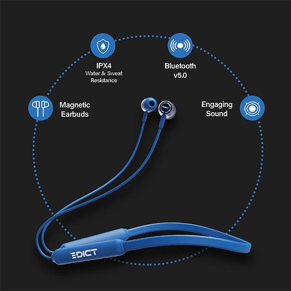 EDICT by Boat DynaBeats EWE02 in-Ear Wireless Neckband