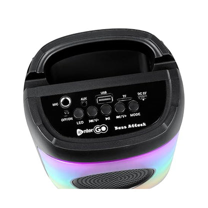 Enter Go Bass Attack 5 W Bluetooth Party Speaker