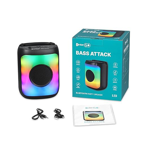 Enter Go Bass Attack 5 W Bluetooth Party Speaker