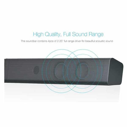 F&D T-160X 40 W Bluetooth Soundbar (Black, 2.0 Channel)