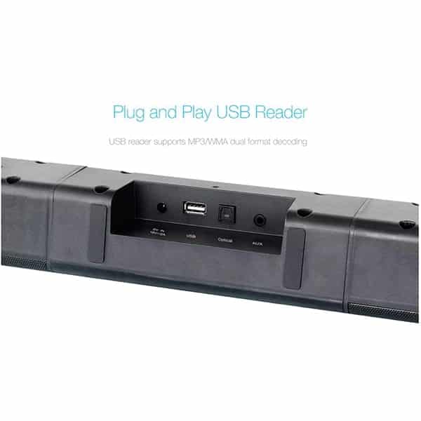 F&D T-160X 40 W Bluetooth Soundbar (Black, 2.0 Channel)