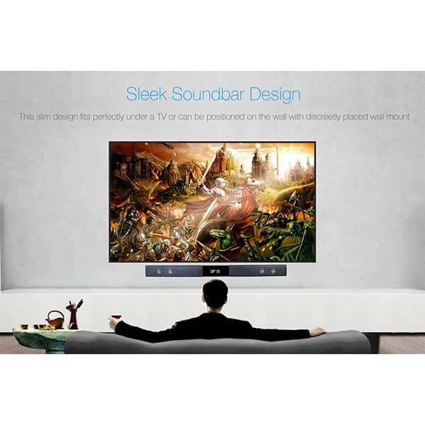 F&D T-160X 40 W Bluetooth Soundbar (Black, 2.0 Channel)