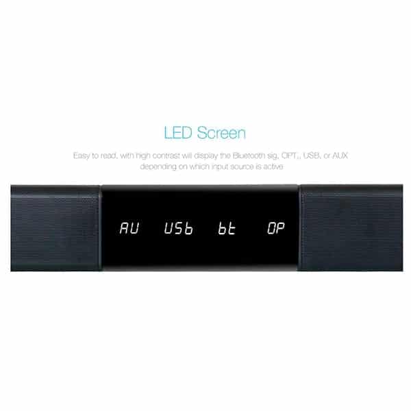 F&D T-160X 40 W Bluetooth Soundbar (Black, 2.0 Channel)