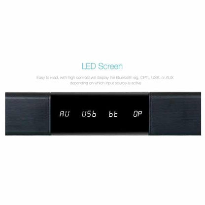 F&D T-160X 40 W Bluetooth Soundbar (Black, 2.0 Channel)