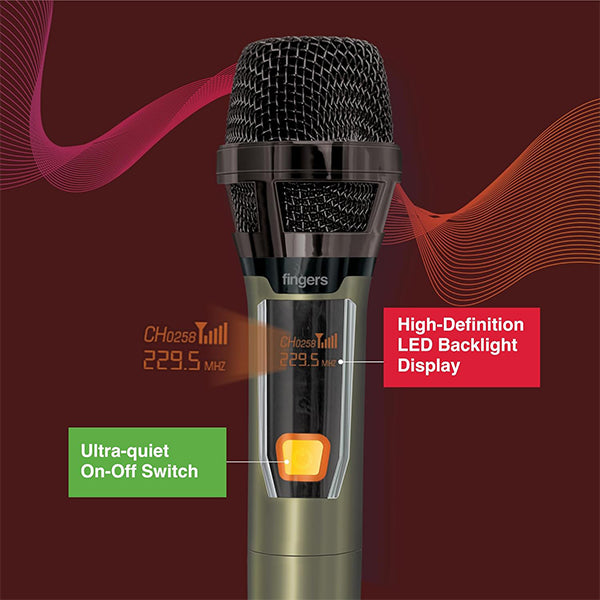 FINGERS Freedom Mic-39 Wireless Microphone