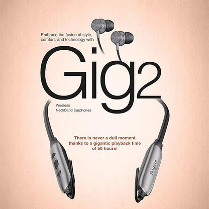FINGERS Gig2 Wireless In-Ear Bluetooth Neckband Earphones
