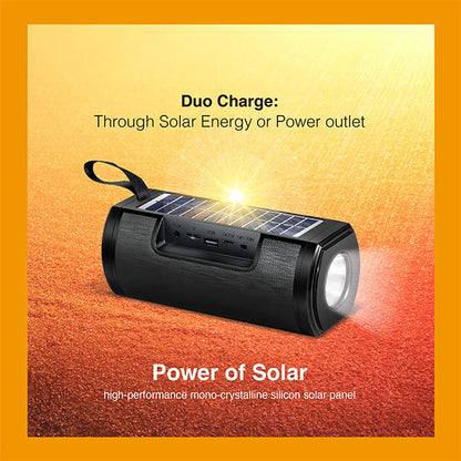 FINGERS SolarHunk2 8 W Bluetooth Party Speaker