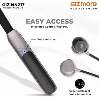 GIZMORE MN217 Bluetooth Magnetic Neckband