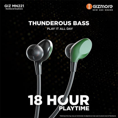 Gizmore MN221 Ultra Beat Wireless Neckband