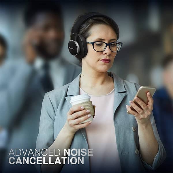 Harman Kardon Fly Over-Ear Active Noise Cancellation Wireless Headphone with Mic