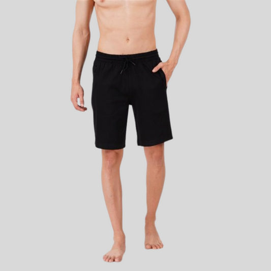 Men’s Cotton French Terry Shorts – Soft, Breathable, Stylish with Adjustable Waist & Side Pockets
