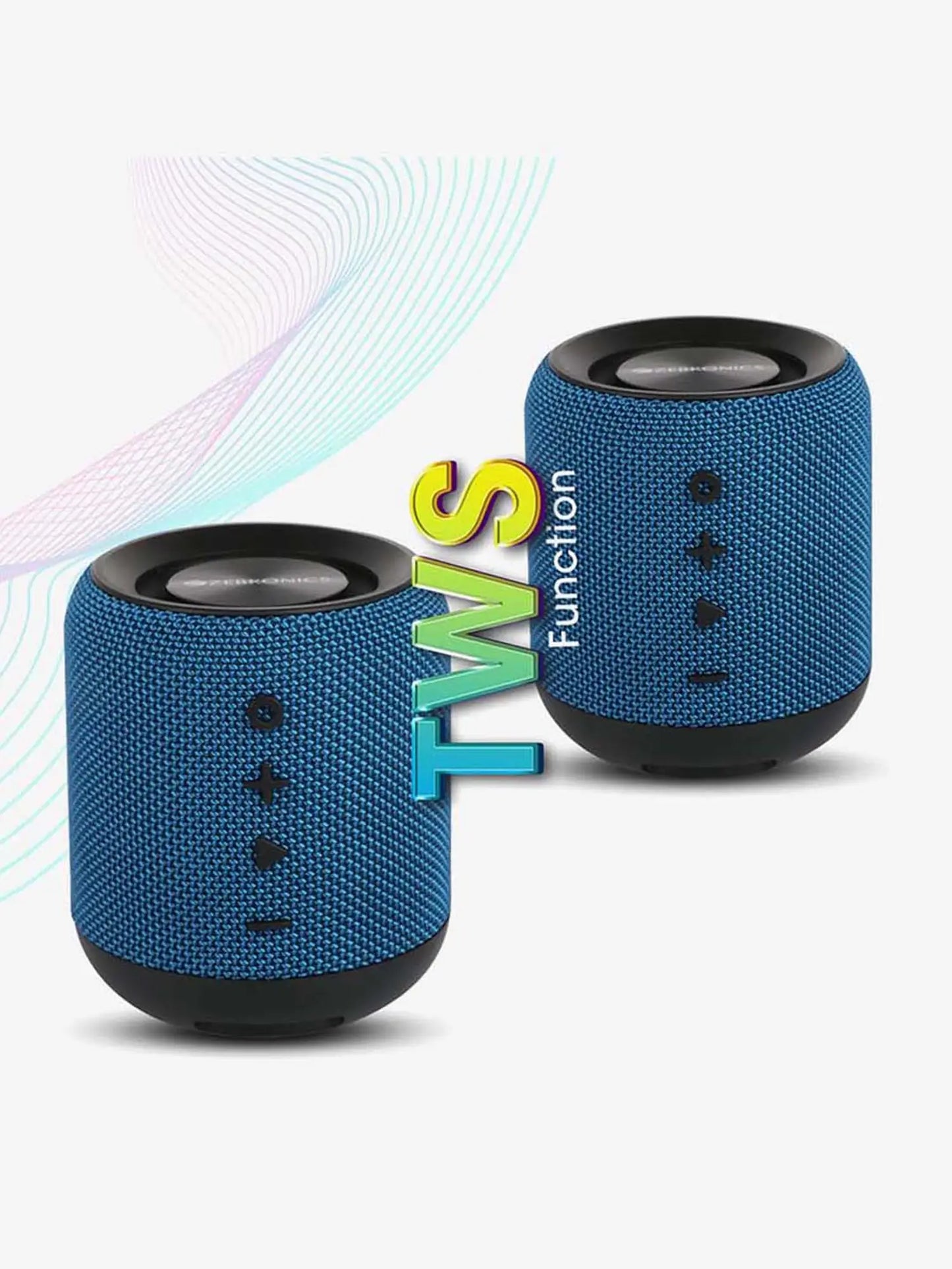 ZEBRONICS Zeb-MUSIC BOMB X (BLUE) -PORTABLE BT SPEAKER