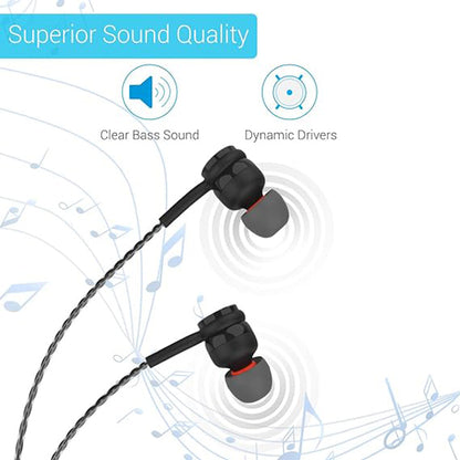Portronics Conch Gama in-Ear Wired Earphone