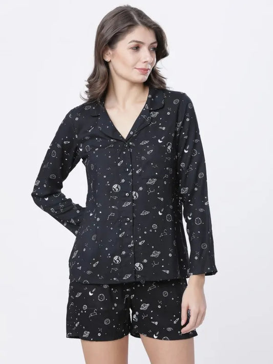 Suburbans  Printed Lounge Shirts