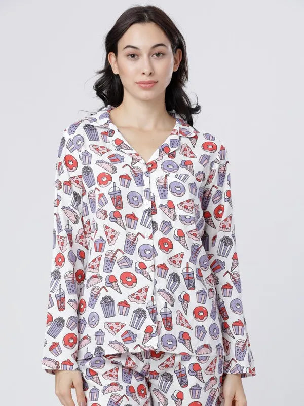 Suburbans  Printed Lounge Shirts