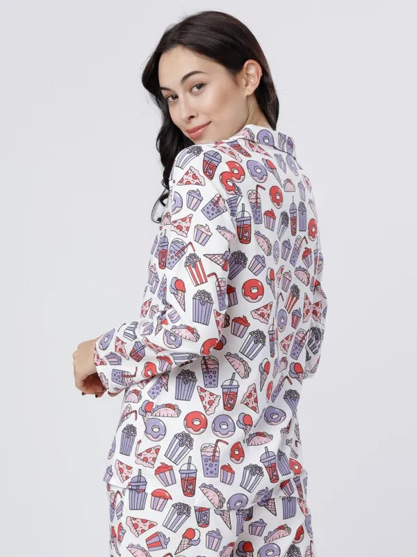 Suburbans  Printed Lounge Shirts