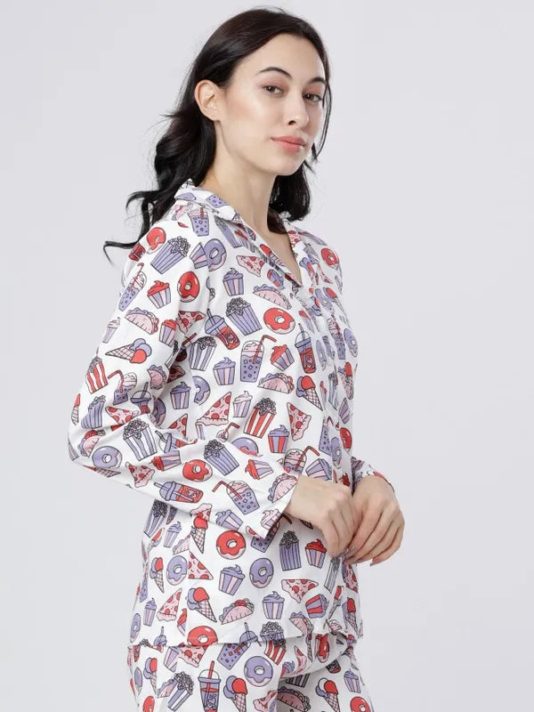 Suburbans  Printed Lounge Shirts