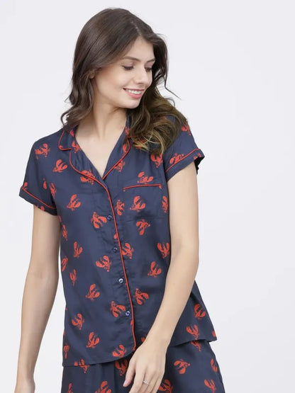 Suburbans  Printed Lounge Shirts
