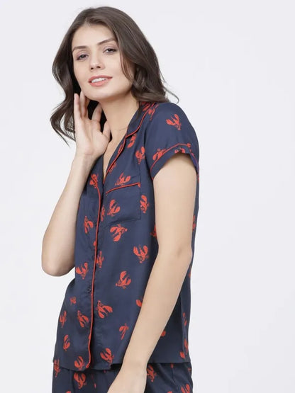 Suburbans  Printed Lounge Shirts