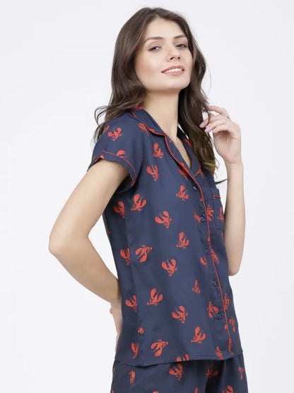 Suburbans  Printed Lounge Shirts